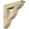 Ekena Millwork Funston Traditional Rough Sawn Bracket w/ Offset Brace, Douglas Fir, 8"W x 34"D x 34"H BKT0806X34X34FST01RDF - alternate 1